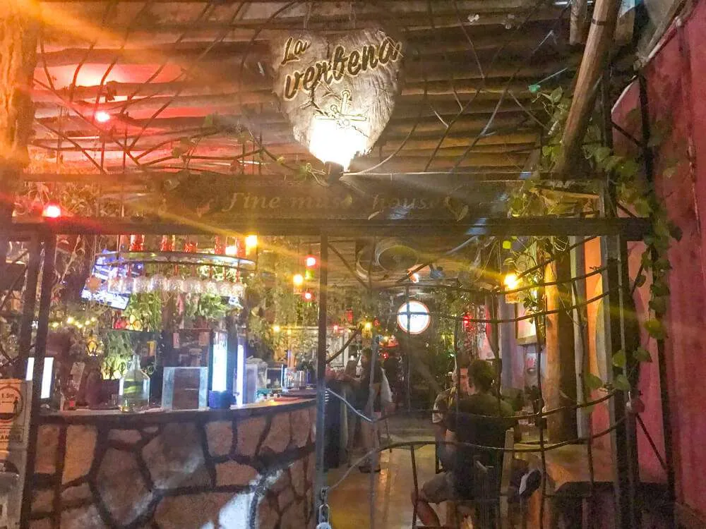 La Verbena Jungle Bar in Playa del Carmen