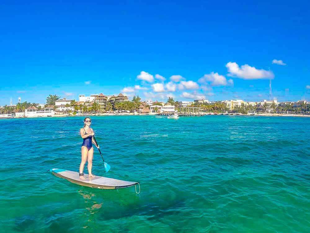 Standup Paddle Boarding in Riviera Maya