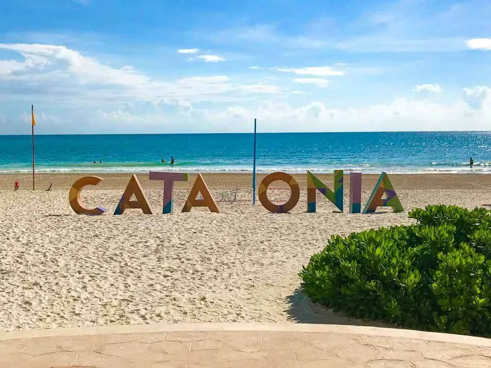 Catalonia Playa Maroma Beach Sign