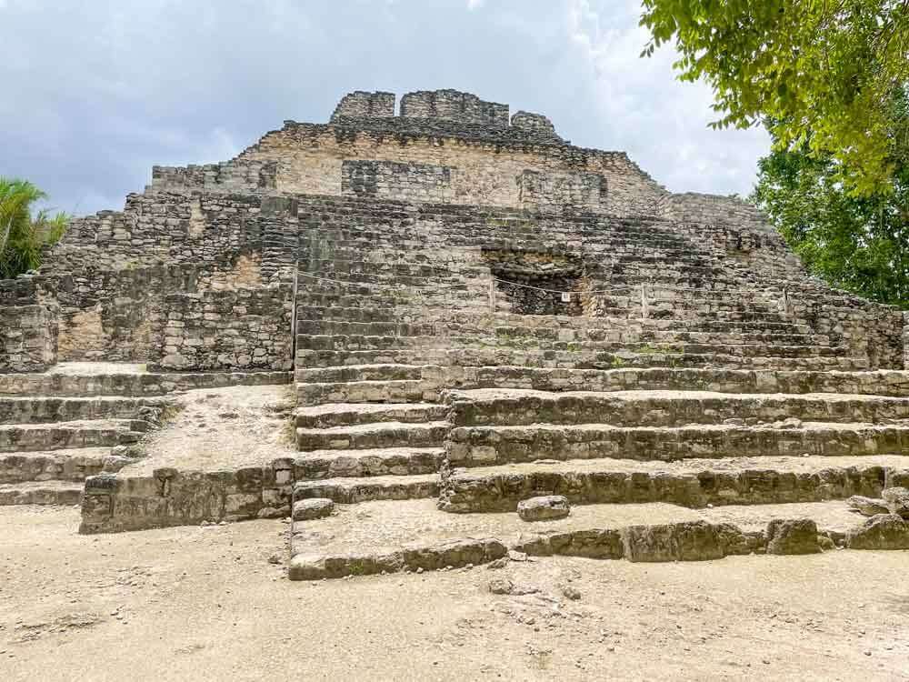 Chacchoben Temple of the Vessels Pyramid