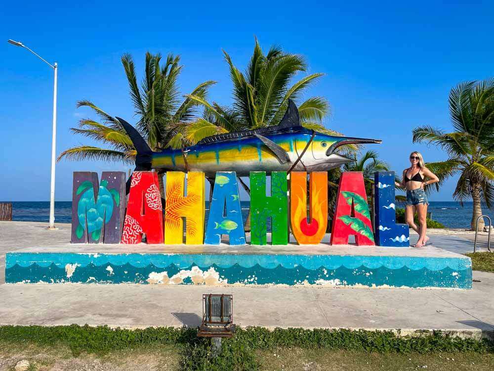 Mahahual Mexico Sign