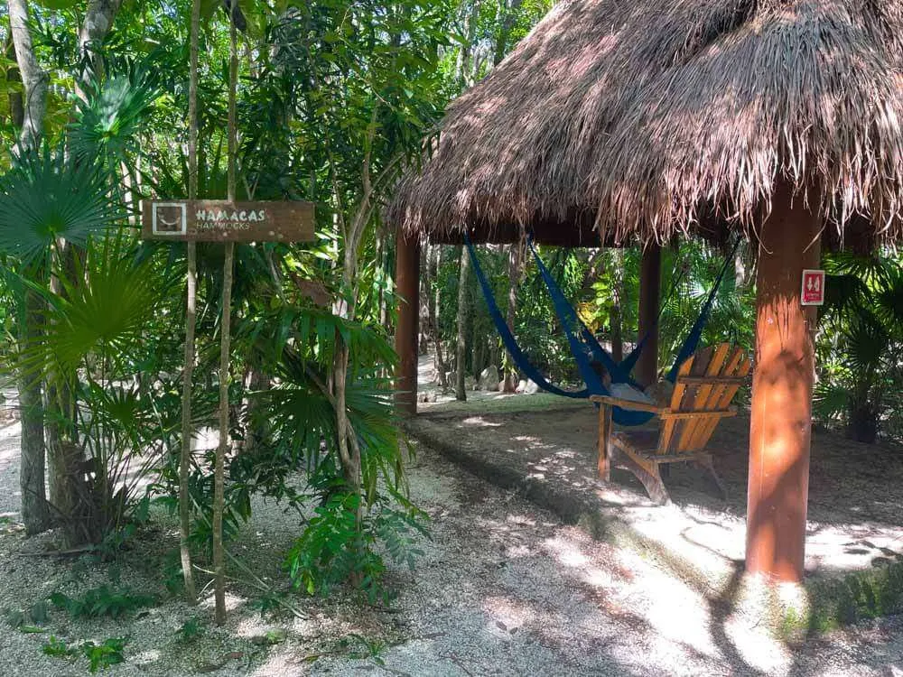 Rio Secreto Amenities Hammocks