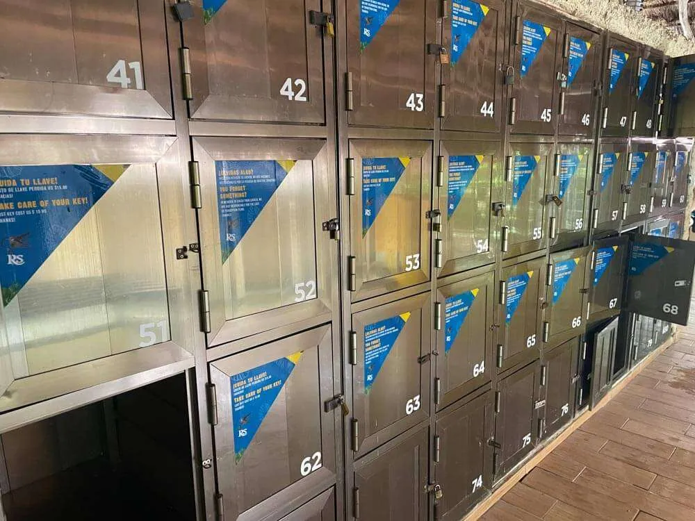 Rio Secreto Lockers