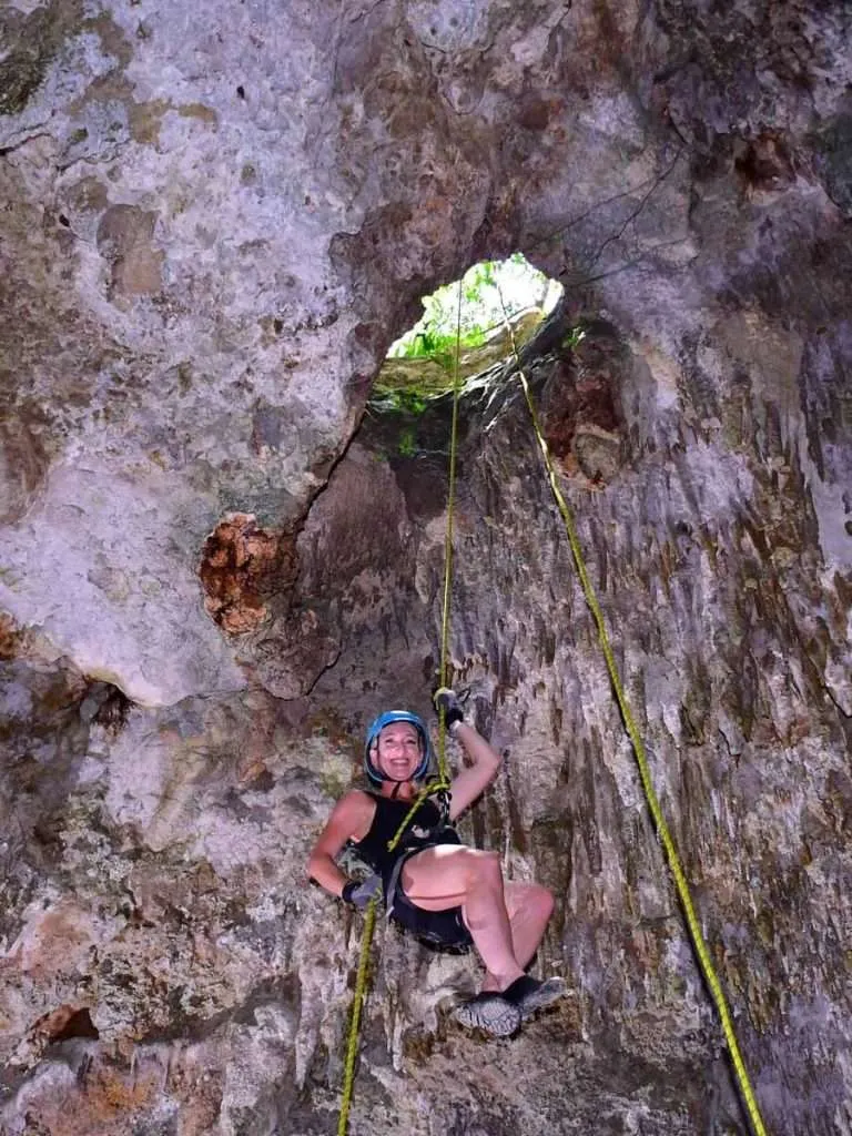 Rio Secreto Plus Rappelling Activity