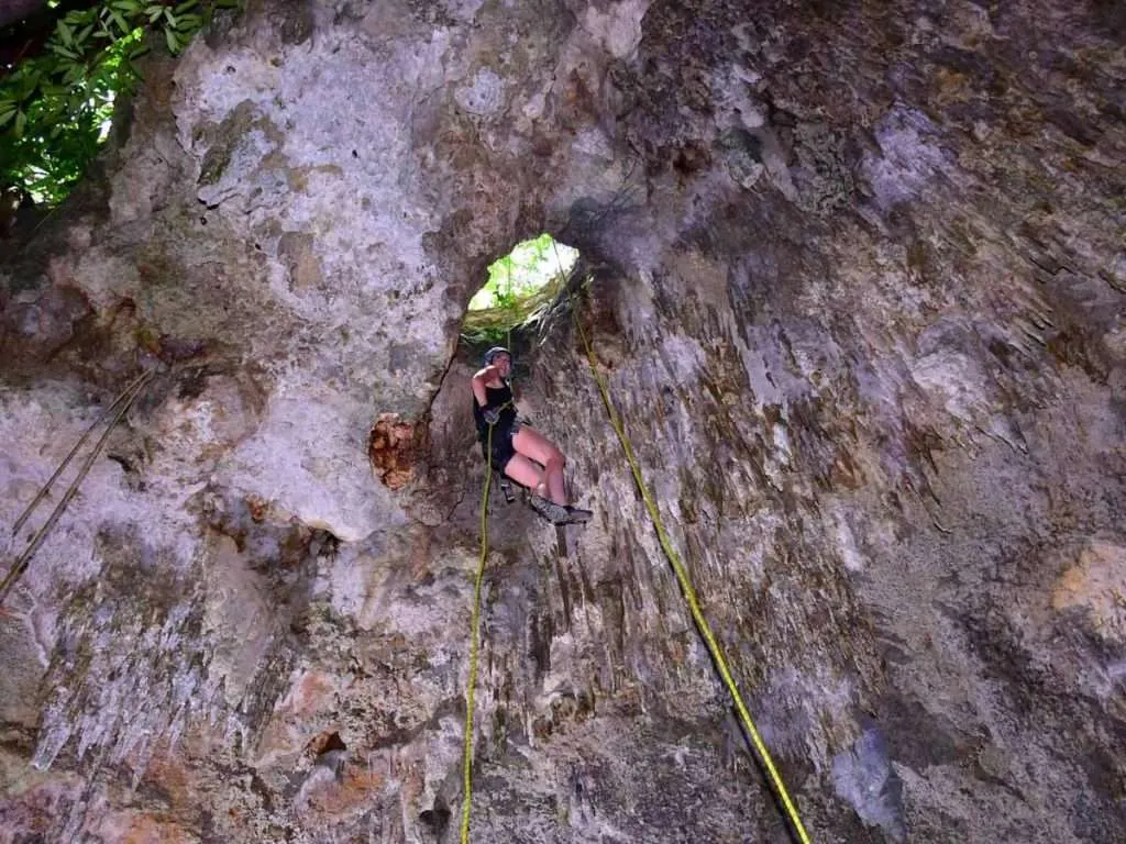 Rio Secreto Plus Review Rappelling