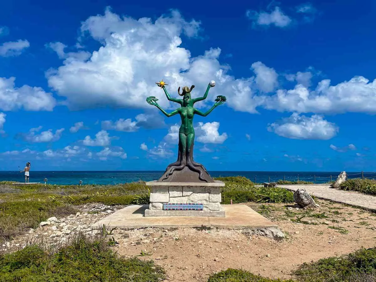Isla Mujeres Punta Sur Goddess Statue