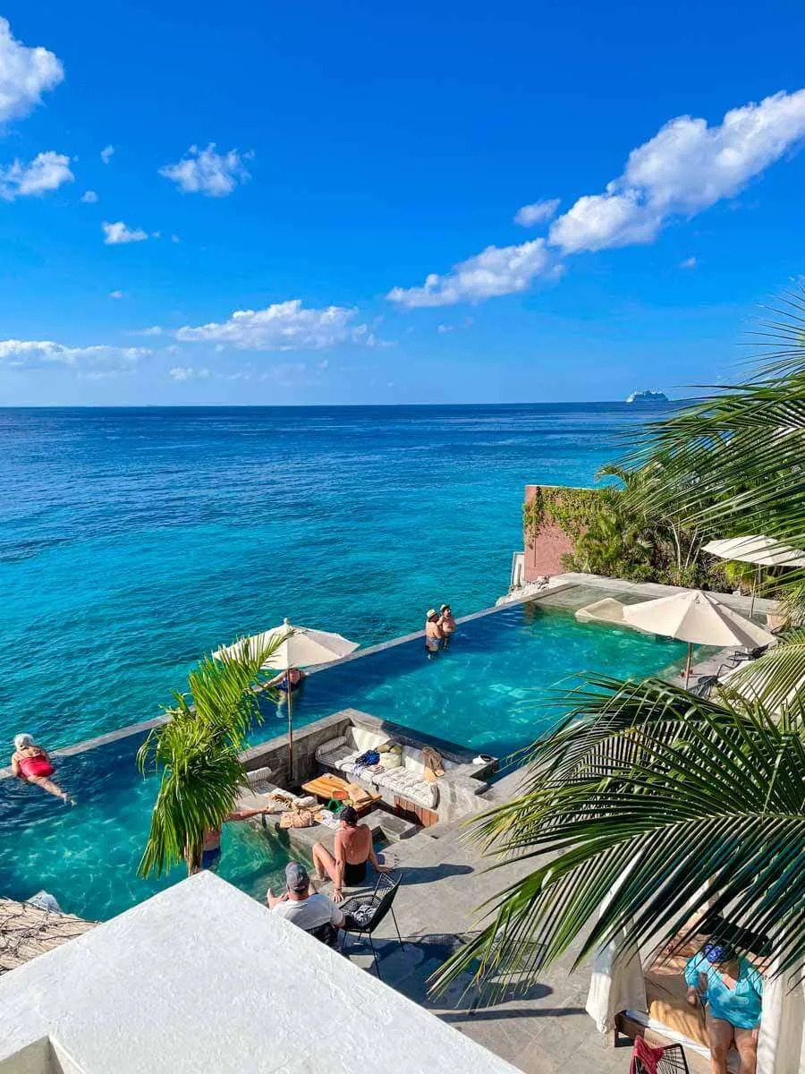 Pool Area at Hotel B Unique Cozumel
