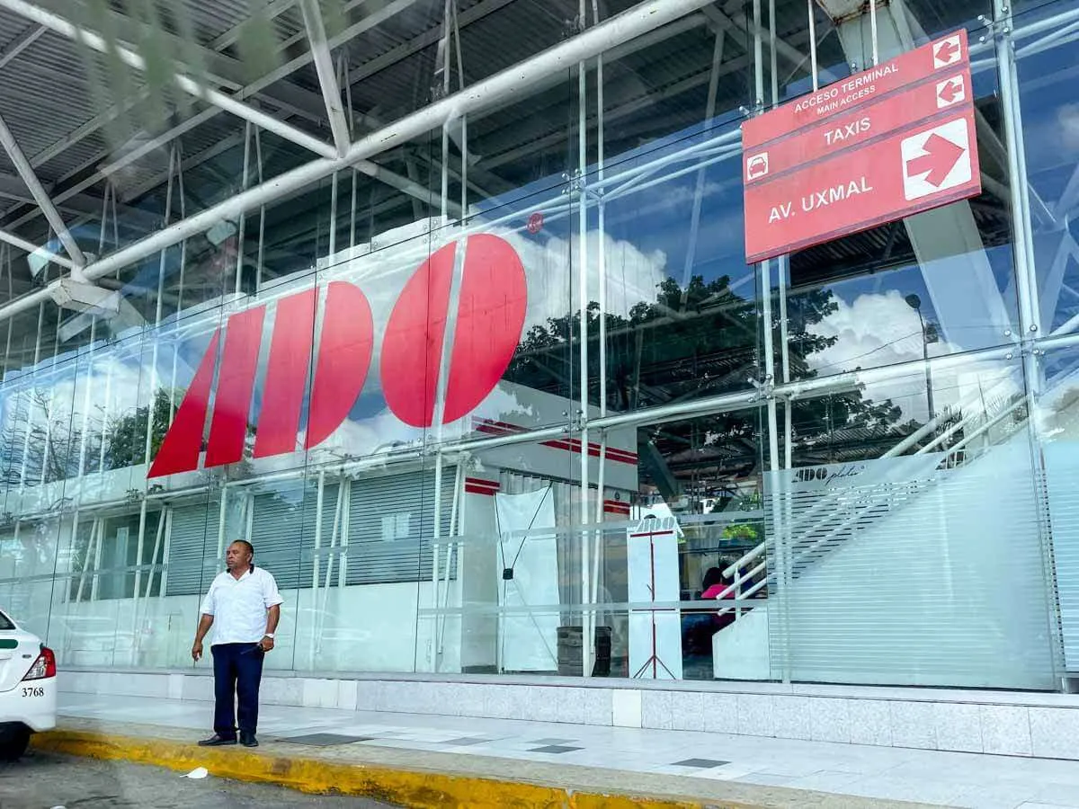 ADO Station in Cancun Mexico