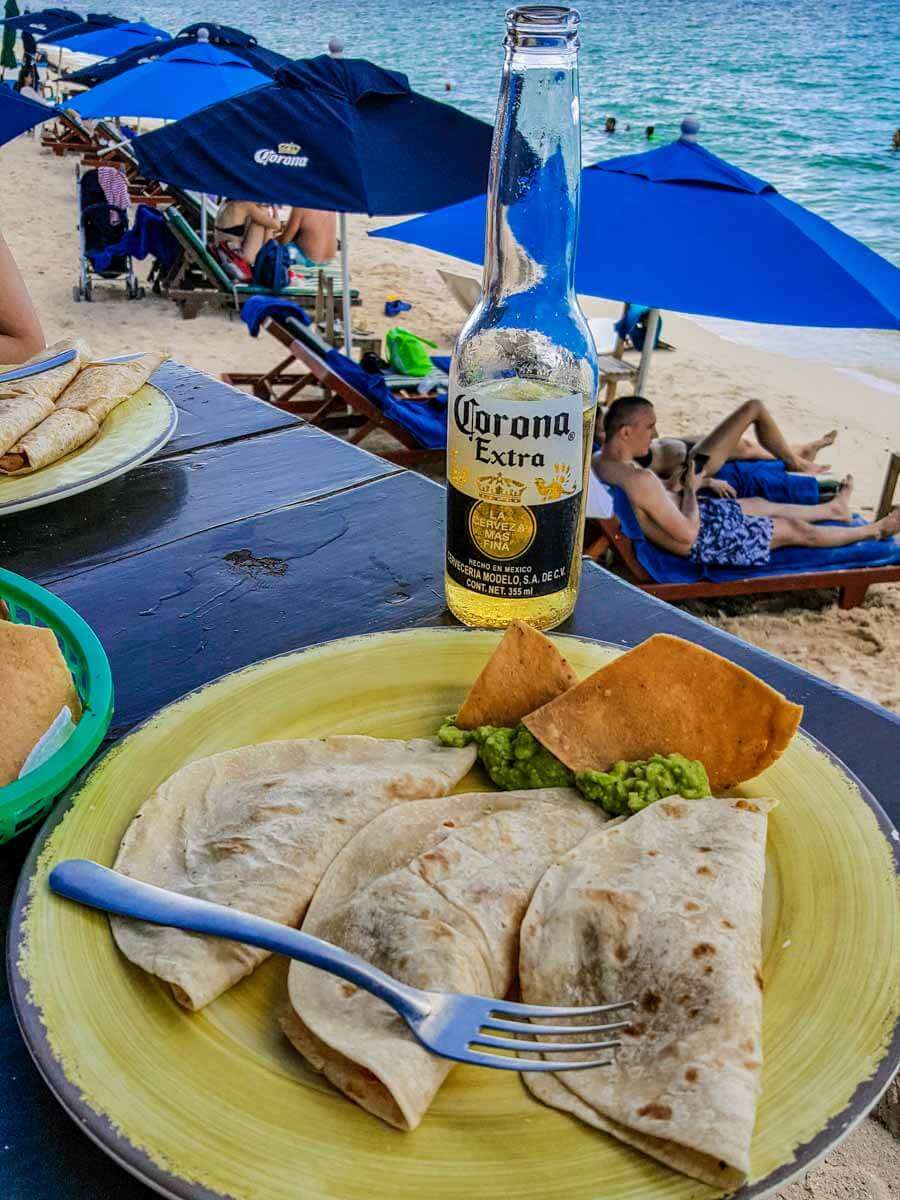 Playa Palancar Beach Club Food