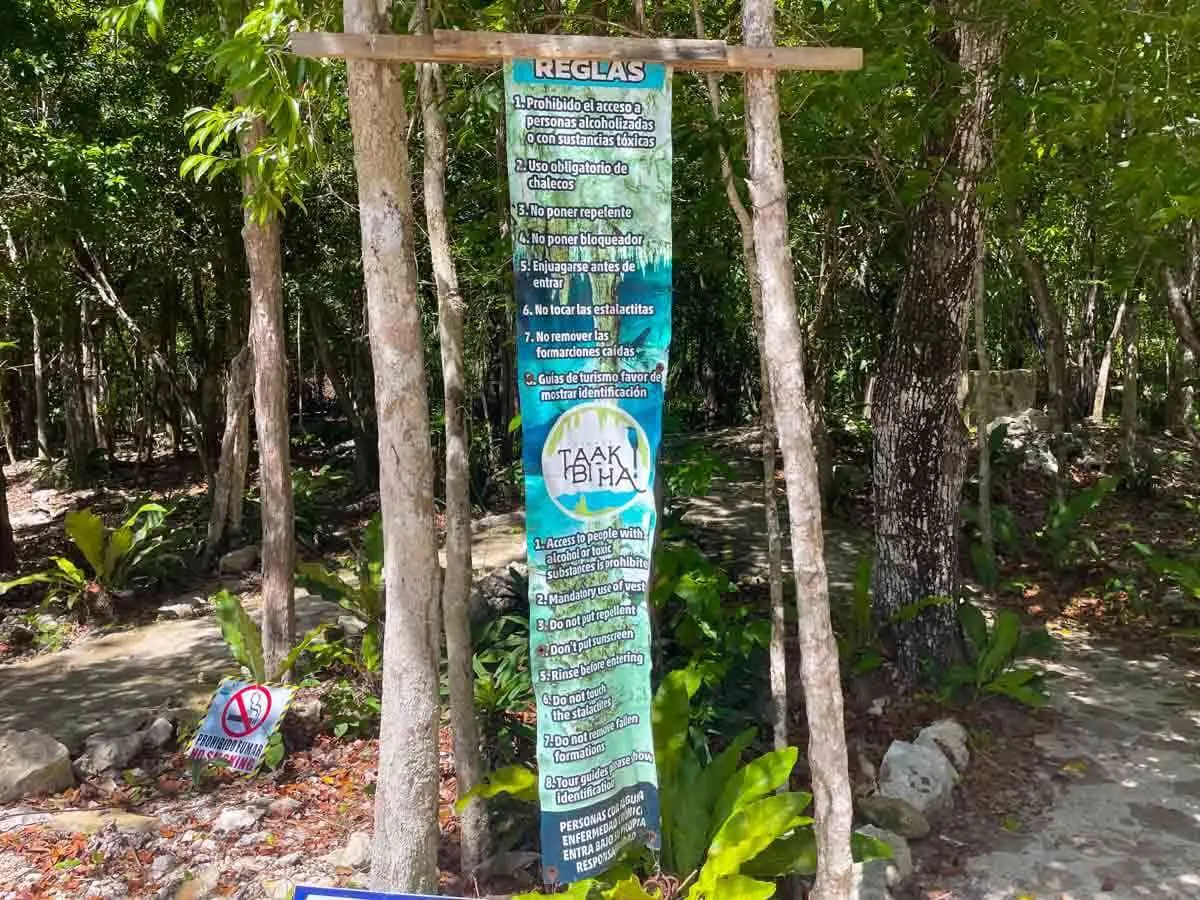 Cenote Taak Bi Ha Rules