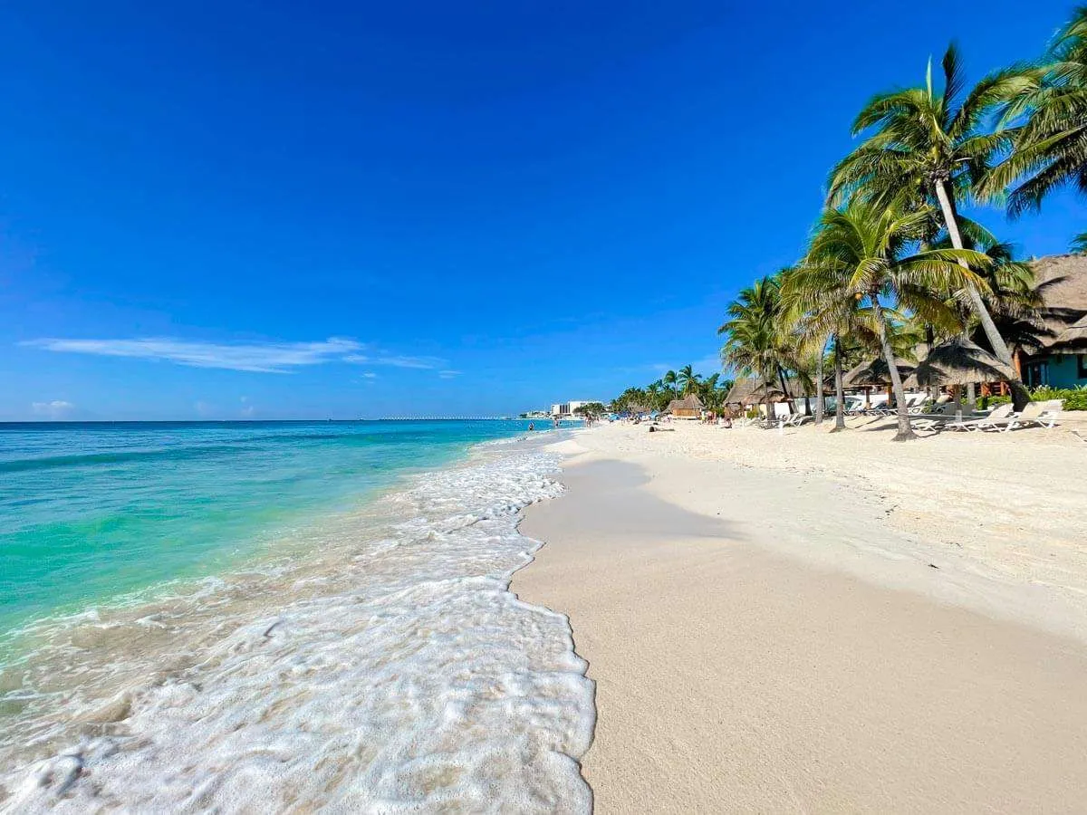Beach in Playa del Carmen Mexico