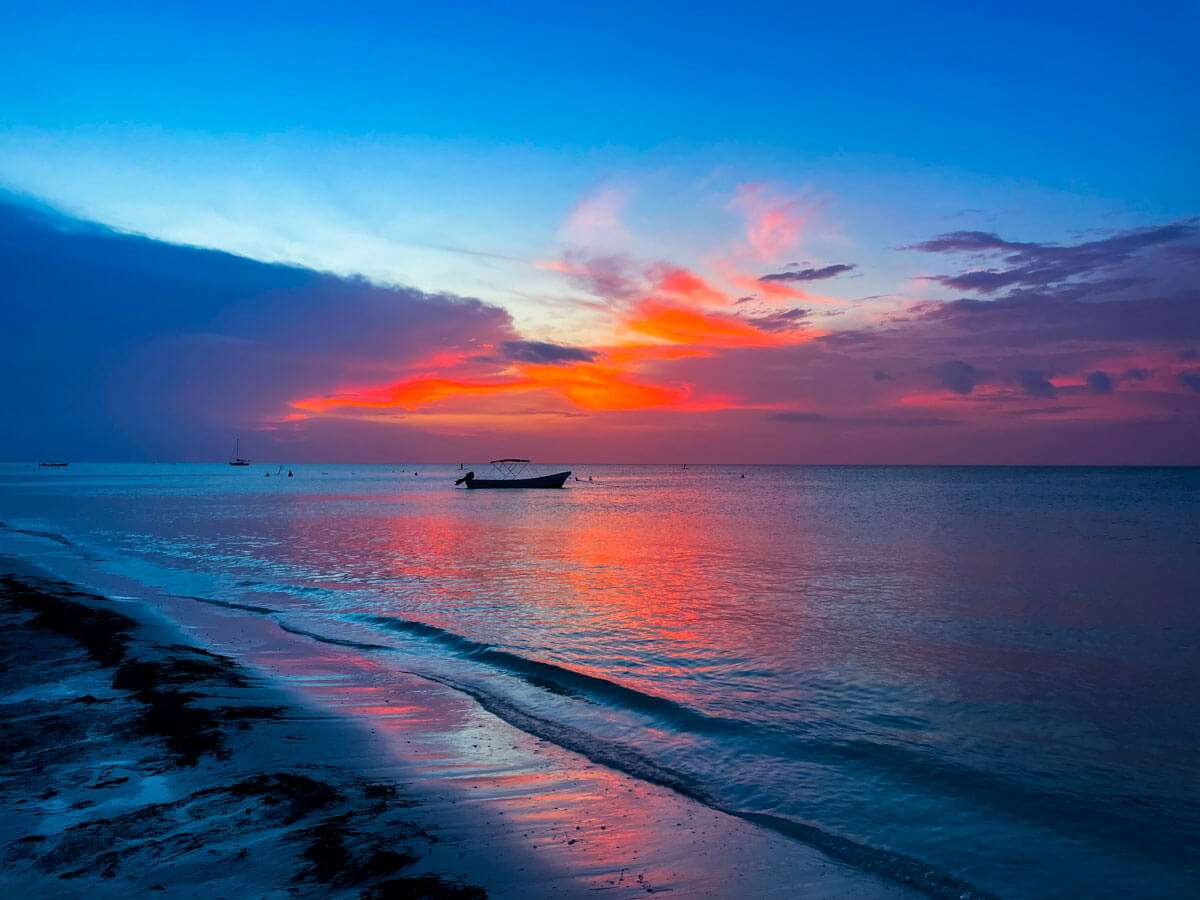 Sunset in Holbox