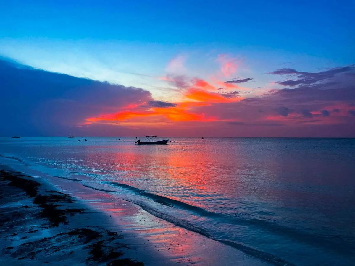 Sunset in Holbox