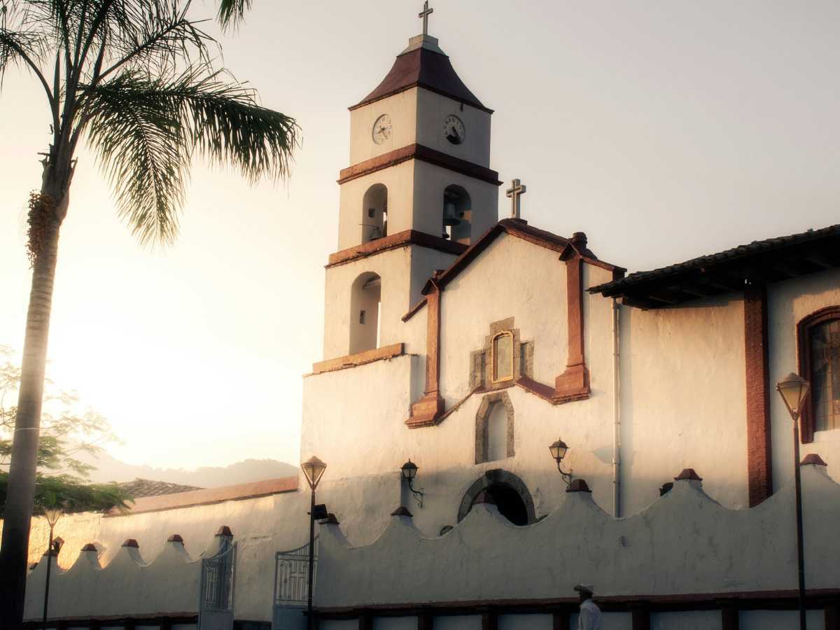 A church in Pahuatlán Mexico
